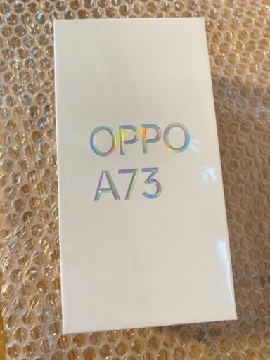 スマホ　新品未開封　oppo A73 シュリンク付き　ネイビーブルー 