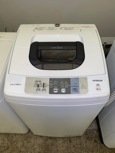74⭐️日立　5.0㎏洗濯機　2018年製