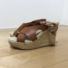 レディース【未使用】サンダル　22.5〜23cmの画像