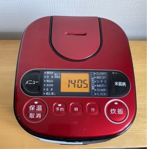 炊飯器　アイリスオーヤマ　米屋がこだわった　三合ジャー炊飯器　DKRC-MA30-RE