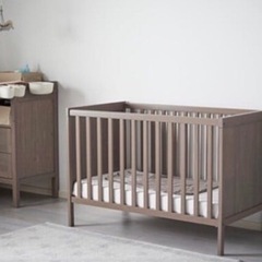【取引中】ベビーベッド　ベビーベットIKEA SUNDVIK  ...