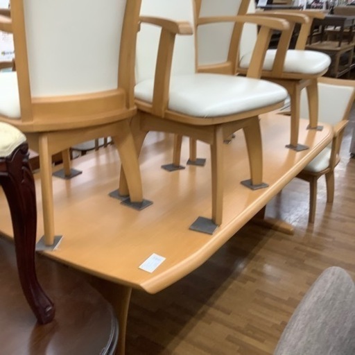 ニトリ ダイニング4点セット ナチュラル レベント