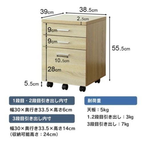 パソコンデスク3点セット