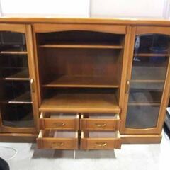 サイドボード 大型AVボード リビングボード キャビネット 幅166cm 高さ116cm 札幌市東区 新道東店の画像