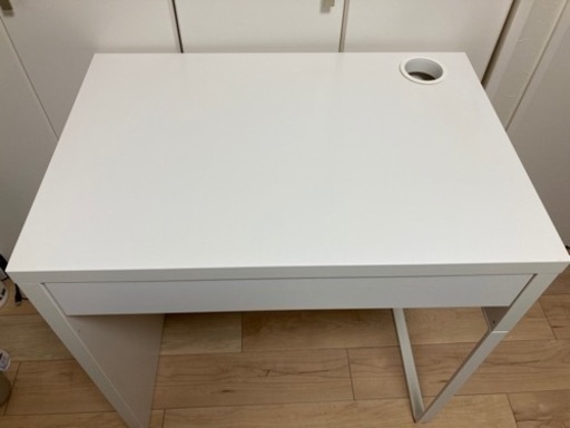 【お取引中】デスク白（IKEA MICKE 22715）