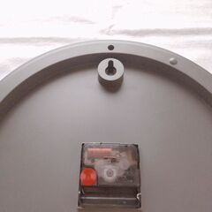 【無料お譲りします】イケア壁掛け時計イケアグレーの画像