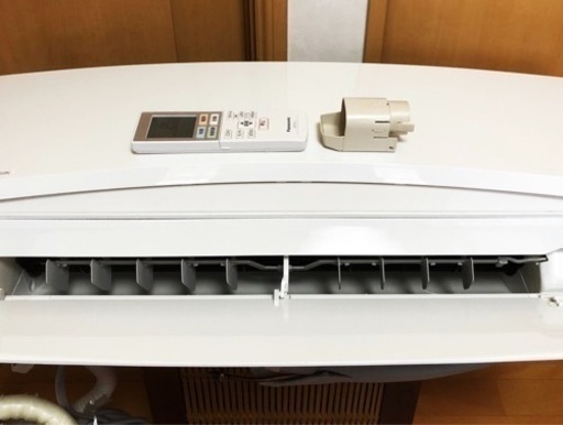 一次受付修了】A）美品 2019年製 Panasonic パナソニック Eolia エオリア インバーター冷暖房除湿タイプルームエアコ