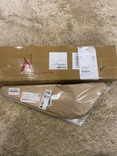シエンタ　純正フォグカバーとフォグメッキパーツ