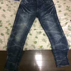 寒いの日に使用ジーンズ2