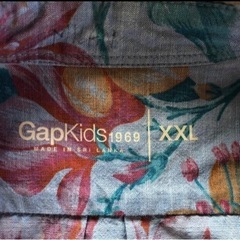 GAP kids  綿100%シャツ　160(xxL) ギャップの画像