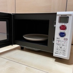 【値下げ】SHARPオーブンレンジ（取扱説明書付き）の画像