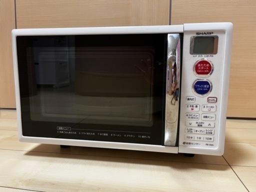 【値下げ】SHARPオーブンレンジ（取扱説明書付き）