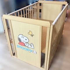 ベビーベッド　スヌーピー　コスガの画像