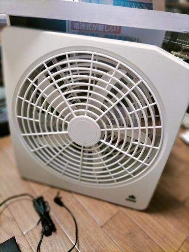 LOGOS アウトドア扇風機♪2電源つき