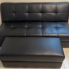 NISSEN スツール・収納庫付　ソファーベッド  商品番号：BQW5119A0004  の画像