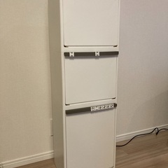 ゴミ箱　３段分別　レジ袋使用可能の画像