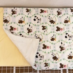 【3/27投稿消します】【中古】お昼寝布団バッグ付5点セットくまのがっこうジャッキーの画像