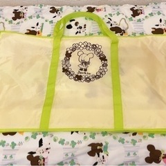 【3/27投稿消します】【中古】お昼寝布団バッグ付5点セットくまのがっこうジャッキーの画像