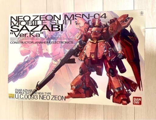 【未組立】ガンダム　ネオ・ジオン軍ニュータイプ専用モビルスーツ MSN-04 サザビー Ver.Ka カトキハジメバージョン 1/100スケール　マスターグレードモデル