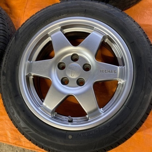 ?185/60R15 9分山ノーマルタイヤ、アルミセット