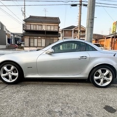 ベンツ　SLK350 ガルウイングカスタム　全国最安　レッドレザー　カーボン内装の画像