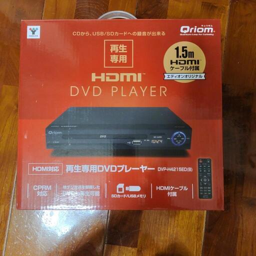 DVDプレイヤー　新品