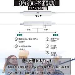 【新品・未使用】Lightning有線イヤホンの画像
