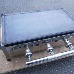 ☆中古品 焼き台 卓上グリドル LPガス 615ｘ500ｘ190...