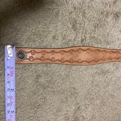 サドルレザー　ハンドメイド　ブレスレットの画像