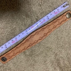サドルレザー　ハンドメイド　ブレスレットの画像