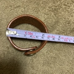 サドルレザー　ハンドメイド　ブレスレットの画像