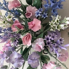 粘土のお花の画像