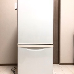 Panasonic  NR-B143W  冷蔵庫　138L　1人暮らし　新生活　白　ホワイト　ガラス板の画像
