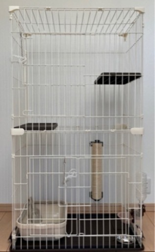 猫用ケージ 2段　スターターセット