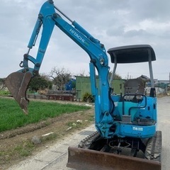 日立建機 EX20U-3 油圧ショベル 倍速 配管 鉄キャタ ゴムパッド 新品 法面バケット 2t 2トンクラス ユンボ HITACHI 日立 中古の画像