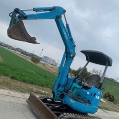 日立建機 EX20U-3 油圧ショベル 倍速 配管 鉄キャタ ゴムパッド 新品 法面バケット 2t 2トンクラス ユンボ HITACHI 日立 中古の画像
