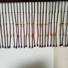 超超激安♦️アンティーク♦️レトロモダン木のれん♦️横86㌢縦4...