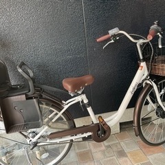 電動アシスト自転車　チャイルドシート付き