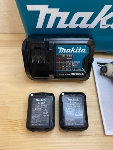 中古 マキタ　TD111D 10V 充電式インパクトドライバー　フルセット