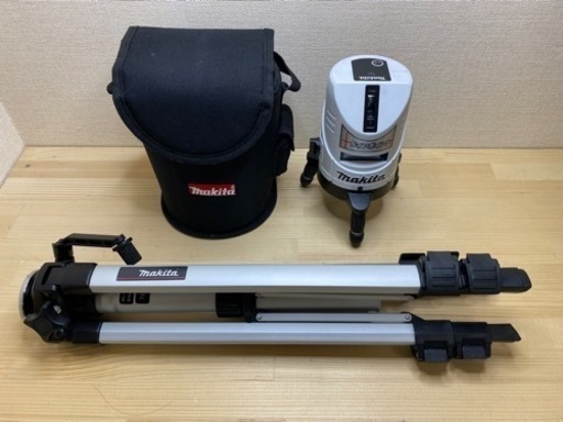 中古　マキタ　SK14P レーザー墨出し器&エレベーター　セット