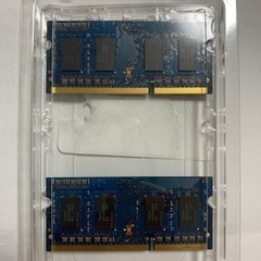 ワンコイン ノート増設メモリ PC3-8500S 1GB (Hynix 1GB 2R×16 PC3-8500S)の画像