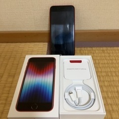 手渡し限定価格！★美品★iPhone SE2★64GB★SIMフリー★レッドの画像