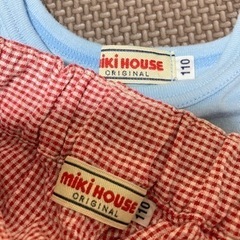 男児110✨ミキハウス✨定価約9,900円✨綿100%夏服セットの画像