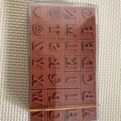 スタンプ　英字数字の画像