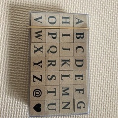 スタンプ　英字数字の画像