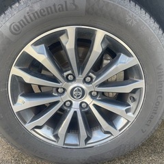 プラド　純正ホイールタイヤセットの画像