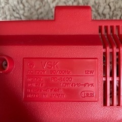 ポータブルレコードプレーヤーの画像