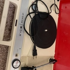 ポータブルレコードプレーヤーの画像