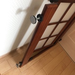 木製ベビーゲート　ペットゲート　パーテーションの画像
