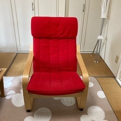 値下げしました　IKEA ポエング　パーソナルチェアーの画像